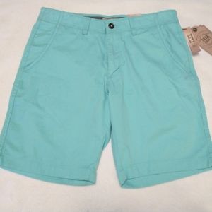 True Craft Flex - Chino Shorts Men’s 32W Mint 9” Inseam Casual Denim NWT
